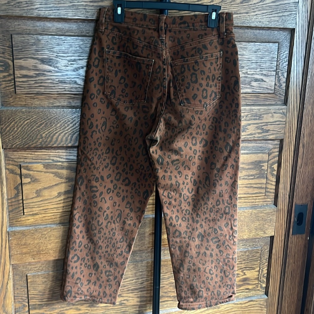 Universal Thread Brown Leopard Print Pants - image 4